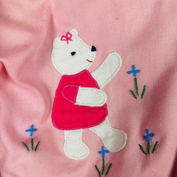 Girls Vintage Handmade in USA Jacket Bears Sz 5 / 6  Specially Fashioned - Picture 10 of 12
